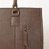 ADBGA464 American Darling Hand Woven Saddle Blanket & Leather Western Tote Bag