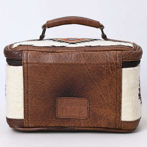ADBG1320 American Darling Hand-Woven Saddle Blanket & Genuine Leather Western Jewelry Case
