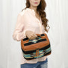 ADBG1320 American Darling Hand-Woven Saddle Blanket & Genuine Leather Western Jewelry Case