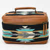 ADBG1320 American Darling Hand-Woven Saddle Blanket & Genuine Leather Western Jewelry Case