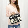 ADBG1320 American Darling Hand-Woven Saddle Blanket & Genuine Leather Western Jewelry Case