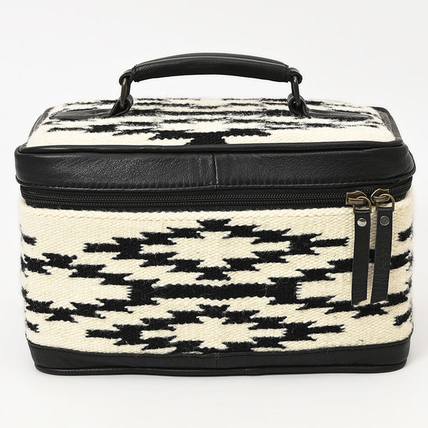 ADBG1320 American Darling Hand-Woven Saddle Blanket & Genuine Leather Western Jewelry Case