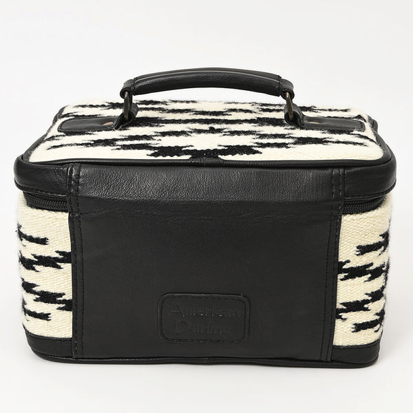 ADBG1320 American Darling Hand-Woven Saddle Blanket & Genuine Leather Western Jewelry Case