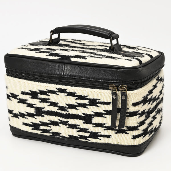 ADBG1320 American Darling Hand-Woven Saddle Blanket & Genuine Leather Western Jewelry Case