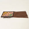 ADBGA465 American Darling Hand Tooled Floral Carved Leather Card-Holder with Fringes