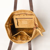 ADBGA479 American Darling Genuine Suede Leather Hand Tooled Floral Carved Tote Bag Western Purse
