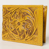 ADBG1236 American Darling Hand Tooled Leather Bifold Wallet -Floral Carved Purse