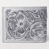 ADBG1236 American Darling Hand Tooled Leather Bifold Wallet -Floral Carved Purse