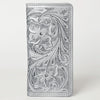 ADBG1269 American Darling Hand-Tooled Genuine Leather Western Wallet Handbag - Floral Carved Women Wallet
