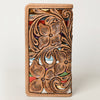 ADBG1269 American Darling Hand-Tooled Genuine Leather Western Wallet Handbag - Floral Carved Women Wallet