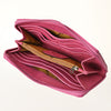 ADBG1321B American Darling Pink Hand-Tooled Genuine Leather Western Wallet Bag with Floral Carving