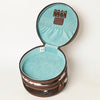 ADBGA491 American Darling Hand Tooled Genuine Leather & Hair-On Cowhide Western Jewelry Case