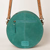 ADBGA487 American Darling Hand Tooled Floral Carved Leather Western Canteen Bag
