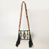 ADBG324 American Darling Saddle Blanket Fringes Messenger Bag