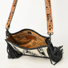 ADBG324 American Darling Saddle Blanket Fringes Messenger Bag