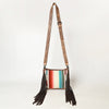 ADBG324 American Darling Saddle Blanket Fringes Messenger Bag