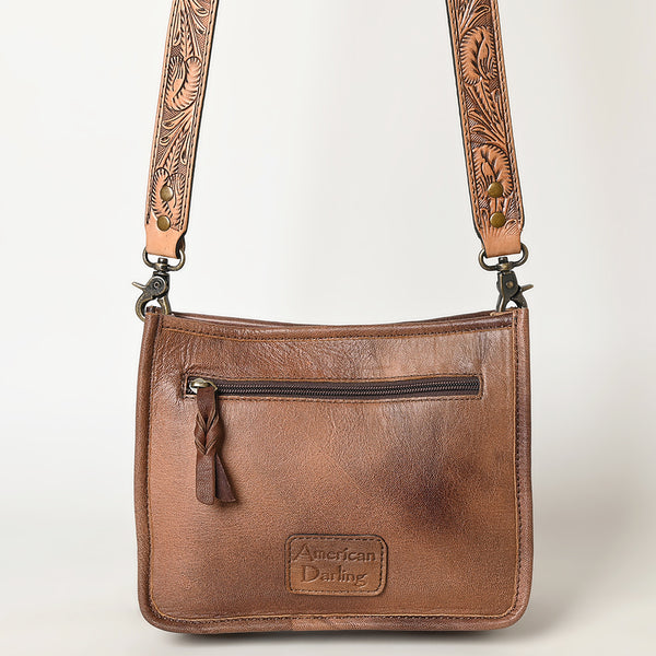 ADBG324 American Darling Saddle Blanket Fringes Messenger Bag