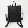 ADBG860 American Darling Western Wool & Cowhide Backpack with Tooled Leather Accent Pocket