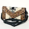 ADBG906 American Darling Handcrafted Hand Tooled Leather Saddle Blanket Envelope