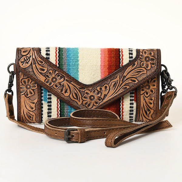 ADBG906 American Darling Handcrafted Hand Tooled Leather Saddle Blanket Envelope