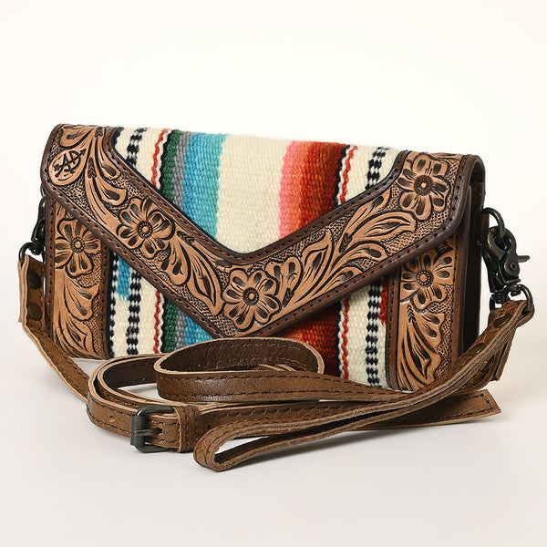 ADBG906 American Darling Handcrafted Hand Tooled Leather Saddle Blanket Envelope