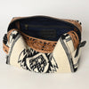 ADBG995 American Darling Hand Tooled Floral Leather Toiletry Bag with Hand-Woven Saddle Blanket