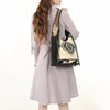 ADBG1390 American Darling Western Leather Hobo Bag with Fringe & Handwoven Saddle Blanket - Genuine Leather Tote