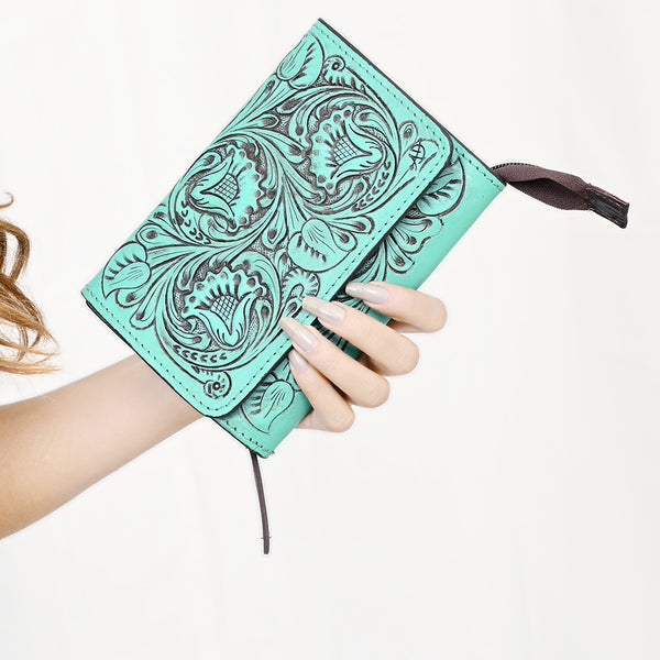 LC-ADBGZ797B Clutch Genuine Western Leather Women Bag