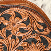 ADBGA507 American Darling Western Leather Backpack Hand Tooled Hair-On Cowhide