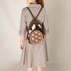 ADBGA508 American Darling Western Leather Backpack Hand Tooled Cowhide Purse
