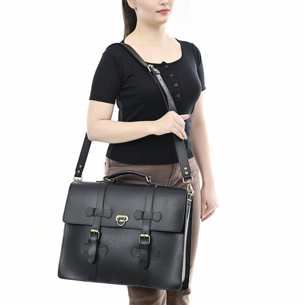 ADBG1399 American Darling Western Genuine Leather Briefcase Bag for Work Office & Travel