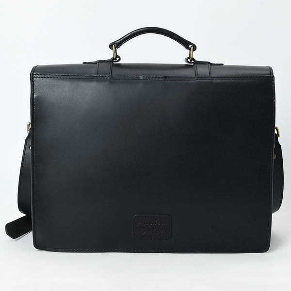 ADBG1399 American Darling Western Genuine Leather Briefcase Bag for Work Office & Travel