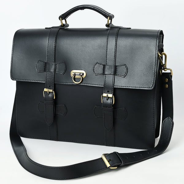 ADBG1399 American Darling Western Genuine Leather Briefcase Bag for Work Office & Travel