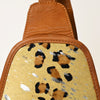ADBG1146 American Darling Floral Hand Tooled Bag -Hair on Cowhide Sling
