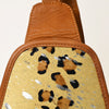 ADBG1146 American Darling Floral Hand Tooled Bag -Hair on Cowhide Sling