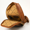 ADBG1146 American Darling Floral Hand Tooled Bag -Hair on Cowhide Sling