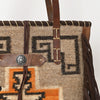 ADBG1113 American Darling Hand-Woven Saddle Blanket Western Tote Bag Genuine Leather Fringe Purse