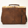 ADBG1421 American Darling Western Leather Cowhide Briefcase Bag Genuine Leather Office & Travel Case