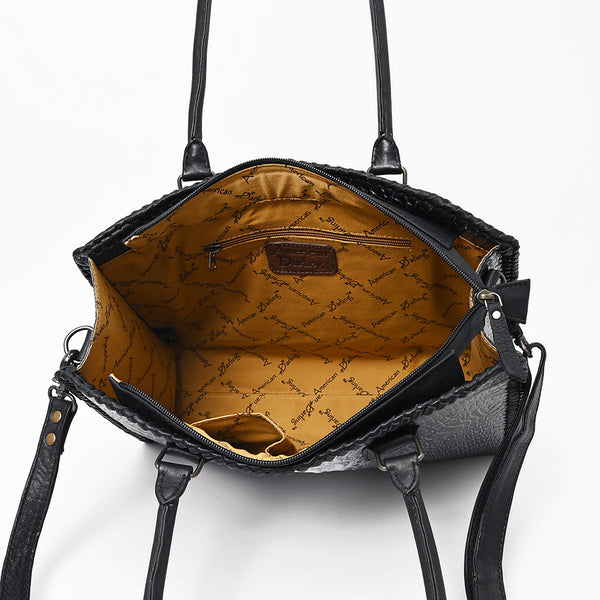 ADBG1422 American Darling Western Genuine Leather Tote Bag Crocodile Embossed Premium Handcrafted Carryall