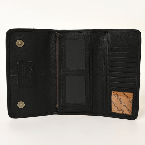 ADBG1423 American Darling Crocodile Embossed Western Leather Wallet Bag Genuine Leather Women Wallet