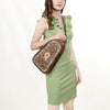 ADBG1425 American Darling Hand-Tooled Western Leather Sling Bag | Genuine Leather Floral Carved