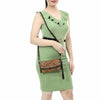 ADBGA509 American Darling Western Leather Hand Tooled Floral Carved Small Cross body Bag
