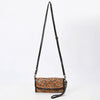 ADBGA509 American Darling Western Leather Hand Tooled Floral Carved Small Cross body Bag