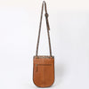 ADBGA522 American Darling Western Leather Hand Tooled Floral Carved Messenger Bag