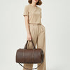 LC-ADBGM390 Leather Duffel Bag - Handmade Full-Grain Western Travel Weekender with Shoulder Strap