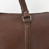 LC-ADBGM390 Leather Duffel Bag - Handmade Full-Grain Western Travel Weekender with Shoulder Strap