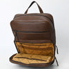 ADBGM391 Leather Backpack - Structured Full-Grain Western Travel & Work Bag