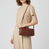 ADBGM393 Pebbled Leather Wristlet Clutch Crossbody - American Darling
