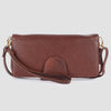 ADBGM393 Pebbled Leather Wristlet Clutch Crossbody - American Darling