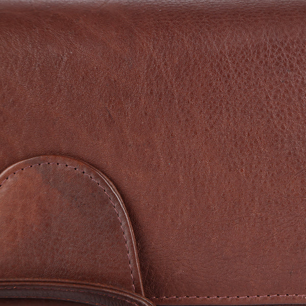 ADBGM393 Pebbled Leather Wristlet Clutch Crossbody - American Darling